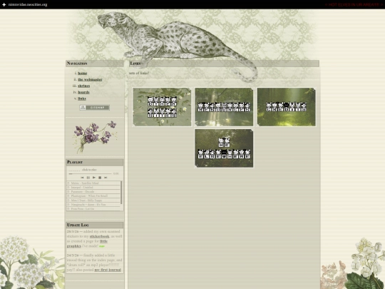 links screenshot