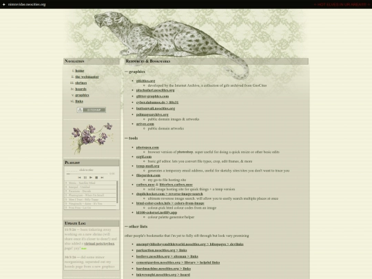 links/resources screenshot