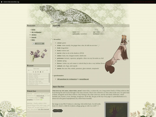 webmaster/about screenshot