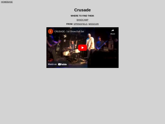 crusade screenshot