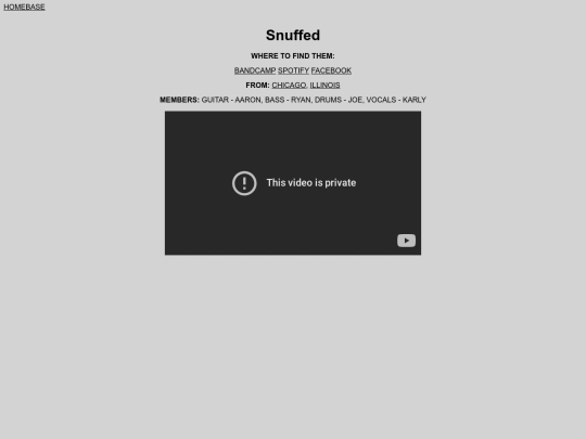 snuffed screenshot