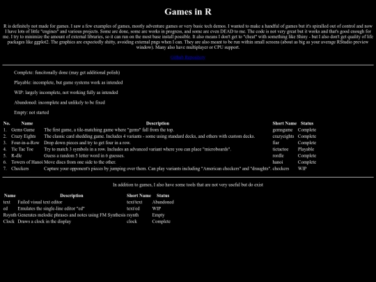 rgames screenshot