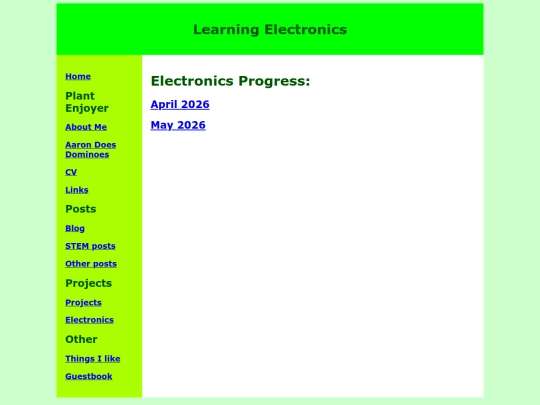 electronics screenshot