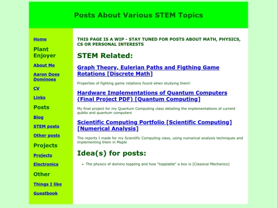 posts-stem screenshot