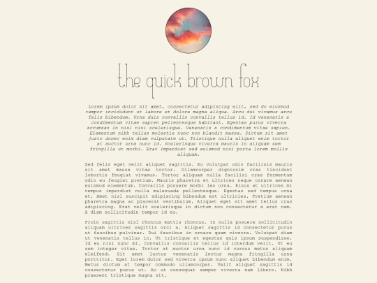 sample-text screenshot