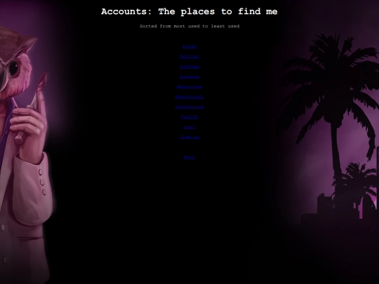 Accounts screenshot