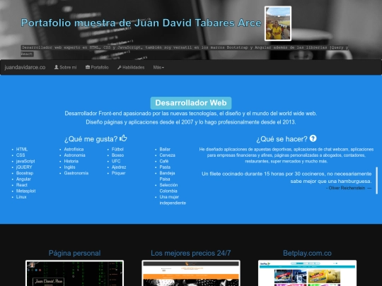 index screenshot