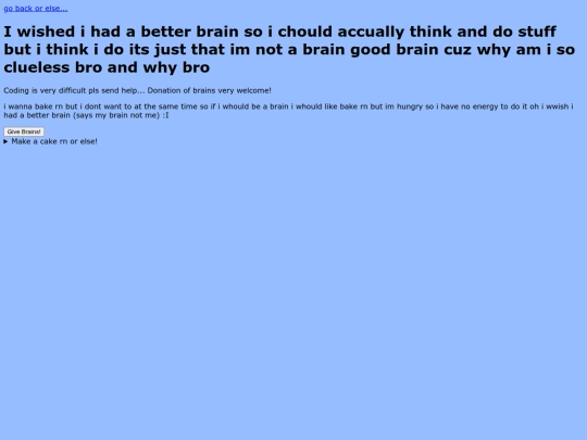 help-im-brainess screenshot