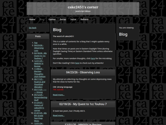 blog screenshot