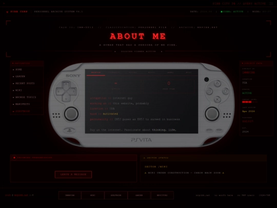 aboutme screenshot