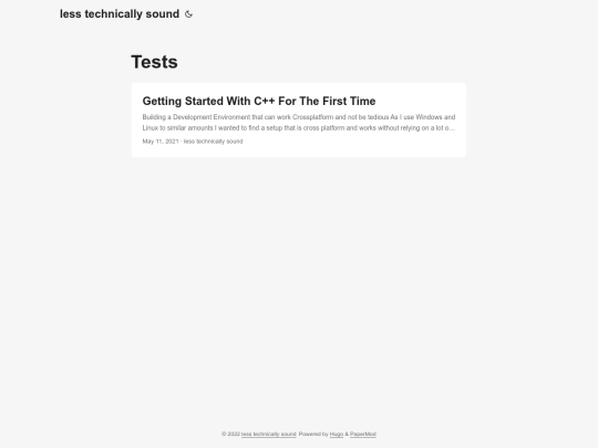 test screenshot