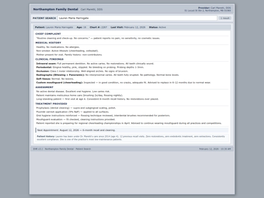 Dentex-search screenshot