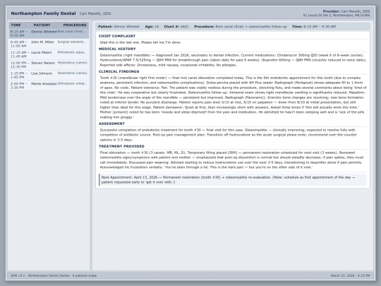 Dentex screenshot