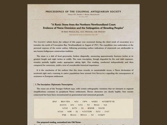 Proceedings screenshot