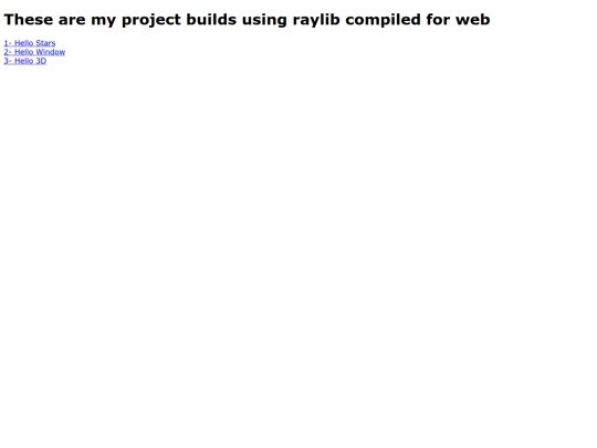 raylib/raylibprojects screenshot