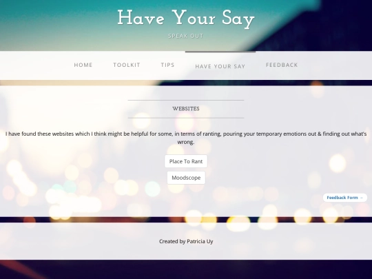 HaveYourSay screenshot
