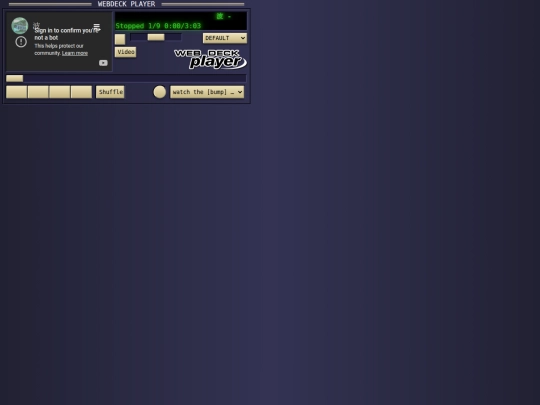 webdeck-player screenshot