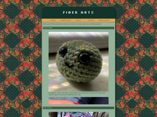 portfolio/fiberarts screenshot