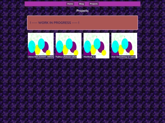 projects screenshot