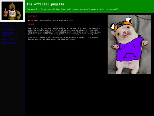 index screenshot