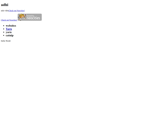 index screenshot