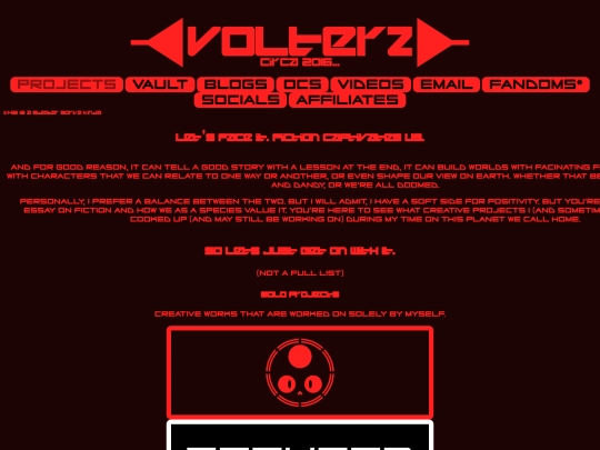 Projects screenshot