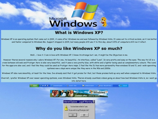 WindowsXP screenshot