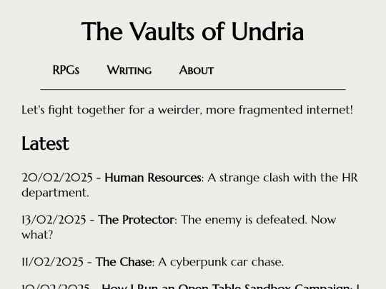 index screenshot