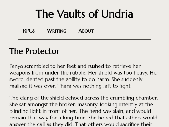 writing/the_protector screenshot