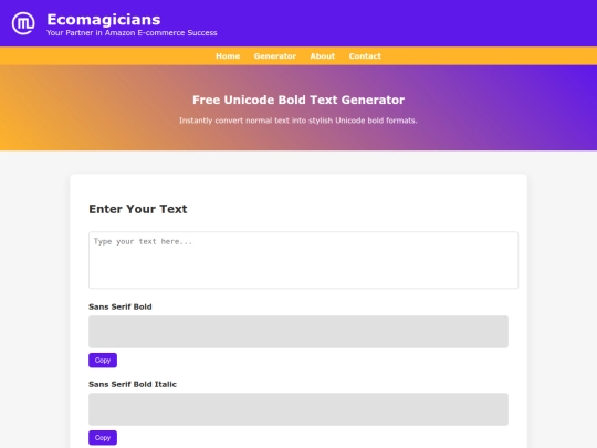 unicode_bold_text_generator screenshot