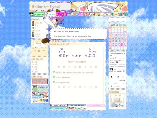 Socials screenshot