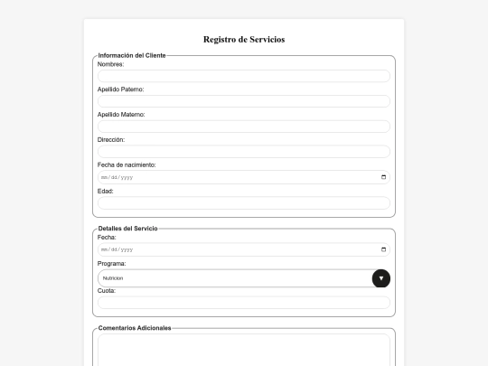 formulario/form screenshot