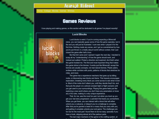 games screenshot