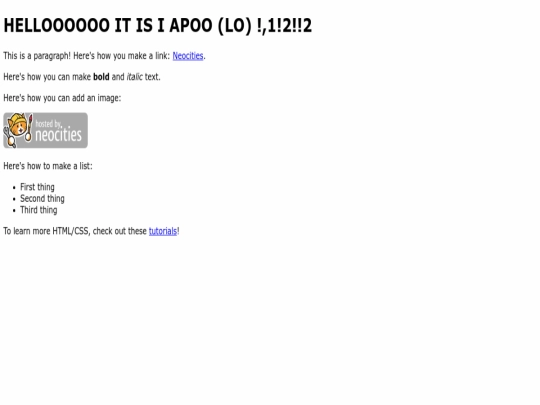 index screenshot