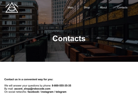 contacts screenshot