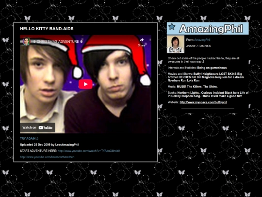 phil vid players/christmasadventure/hellokitty screenshot