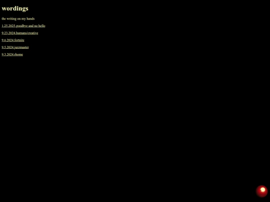 words screenshot