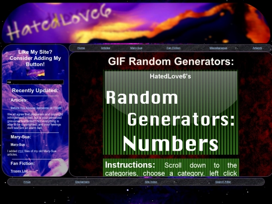 Miscellaneous/Random Generators/GIF Generators/Numbers/GIFNumbers screenshot