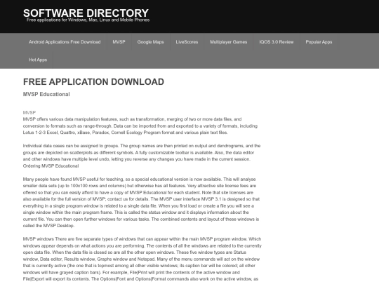 mvsp screenshot