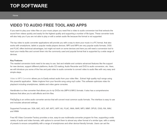 video2audioextract screenshot