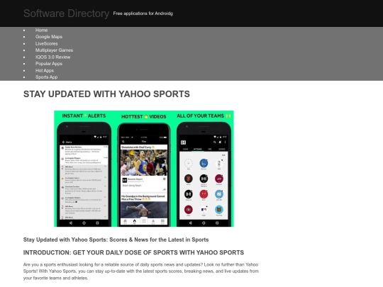 yahoosports screenshot