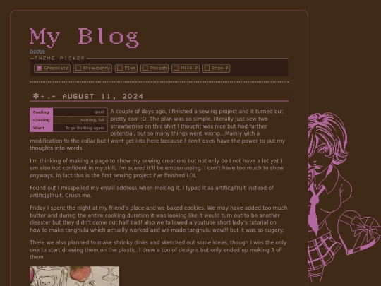 blog screenshot