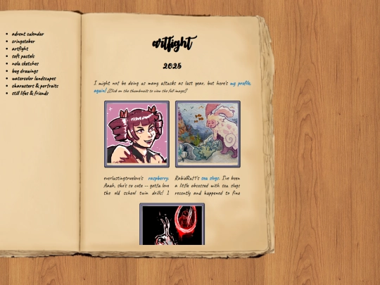 secrets/sketchbook/artfight screenshot