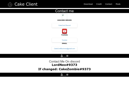Contact screenshot