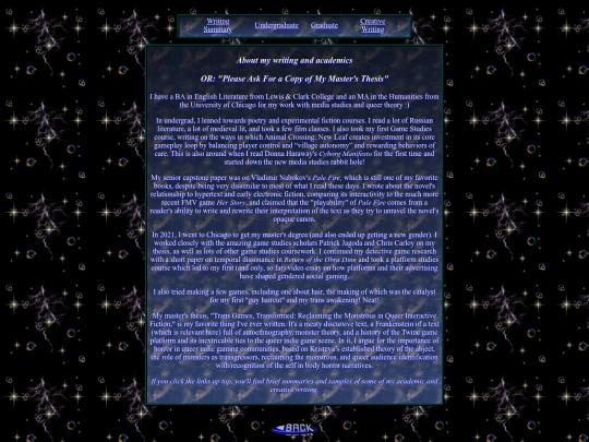 writing screenshot