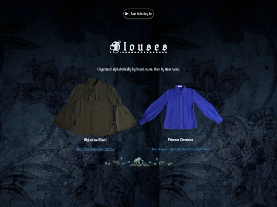 Blouses screenshot