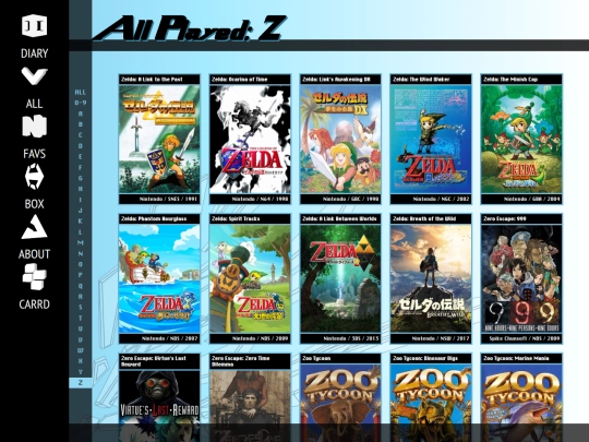 all/z screenshot