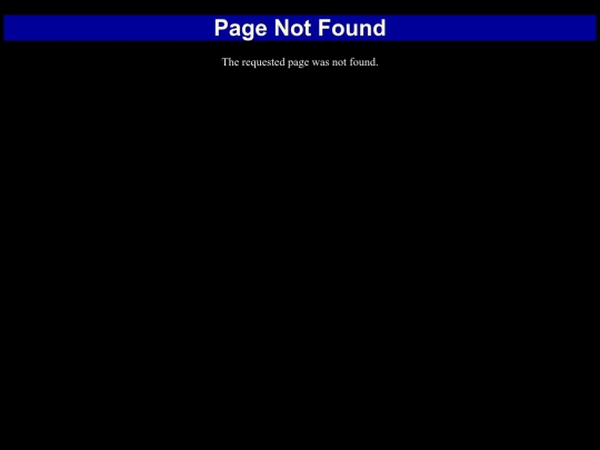 not_found screenshot