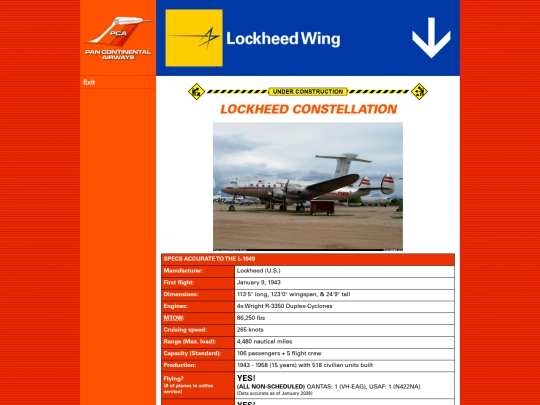 exhibition/lockheed screenshot