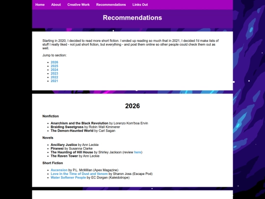 recs screenshot